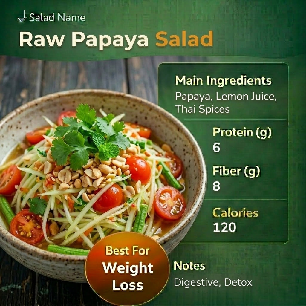 Raw Papaya Salad