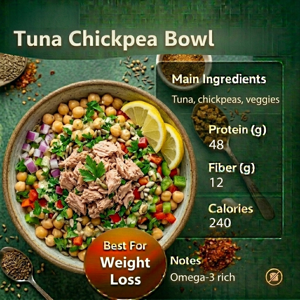 Tuna Chickpea Bowl