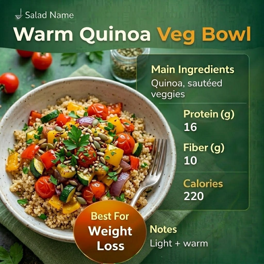 Warm Quinoa Veg Bowl