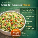 Avocado & Sprouted Moong Salad