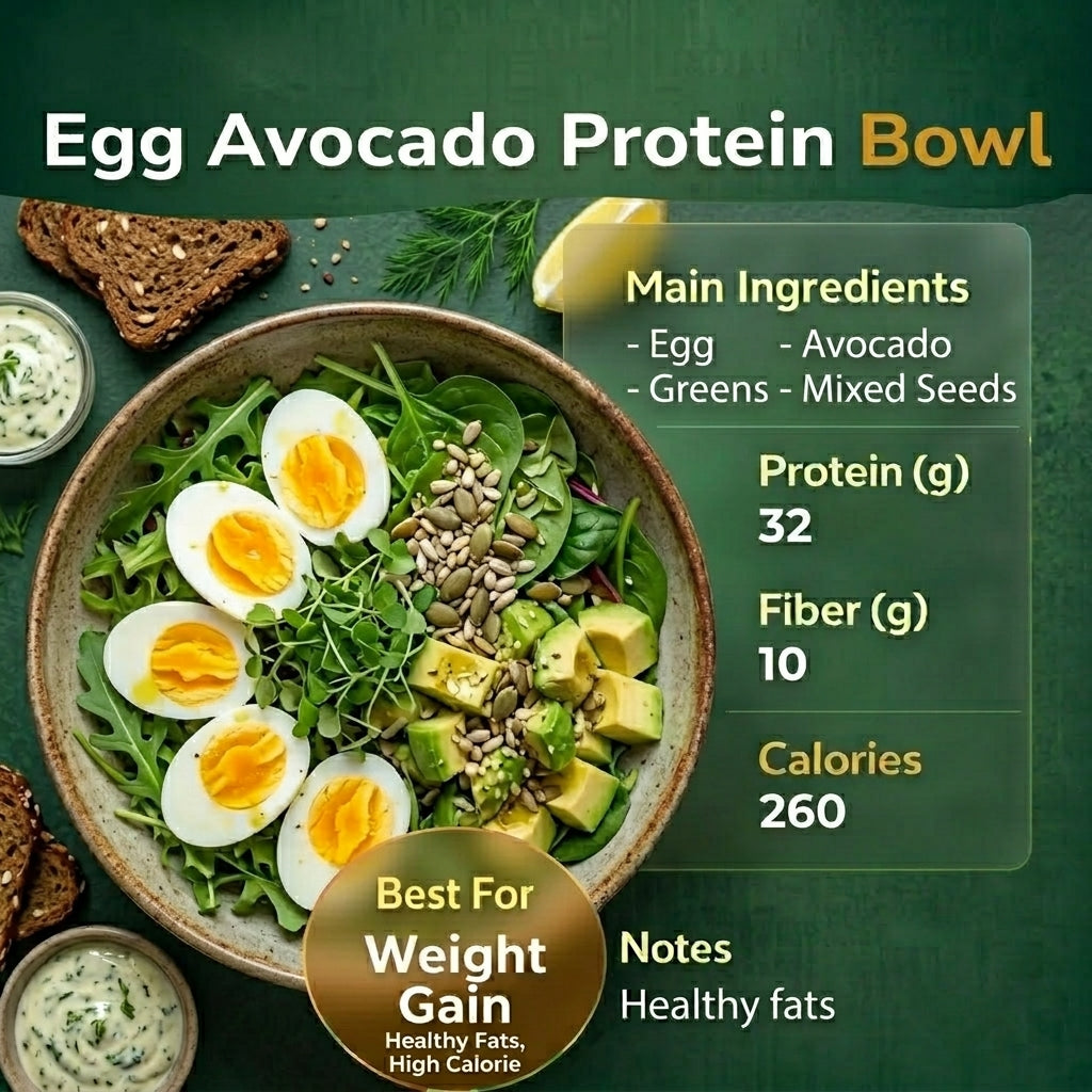 Egg Avocado Protein Bowl