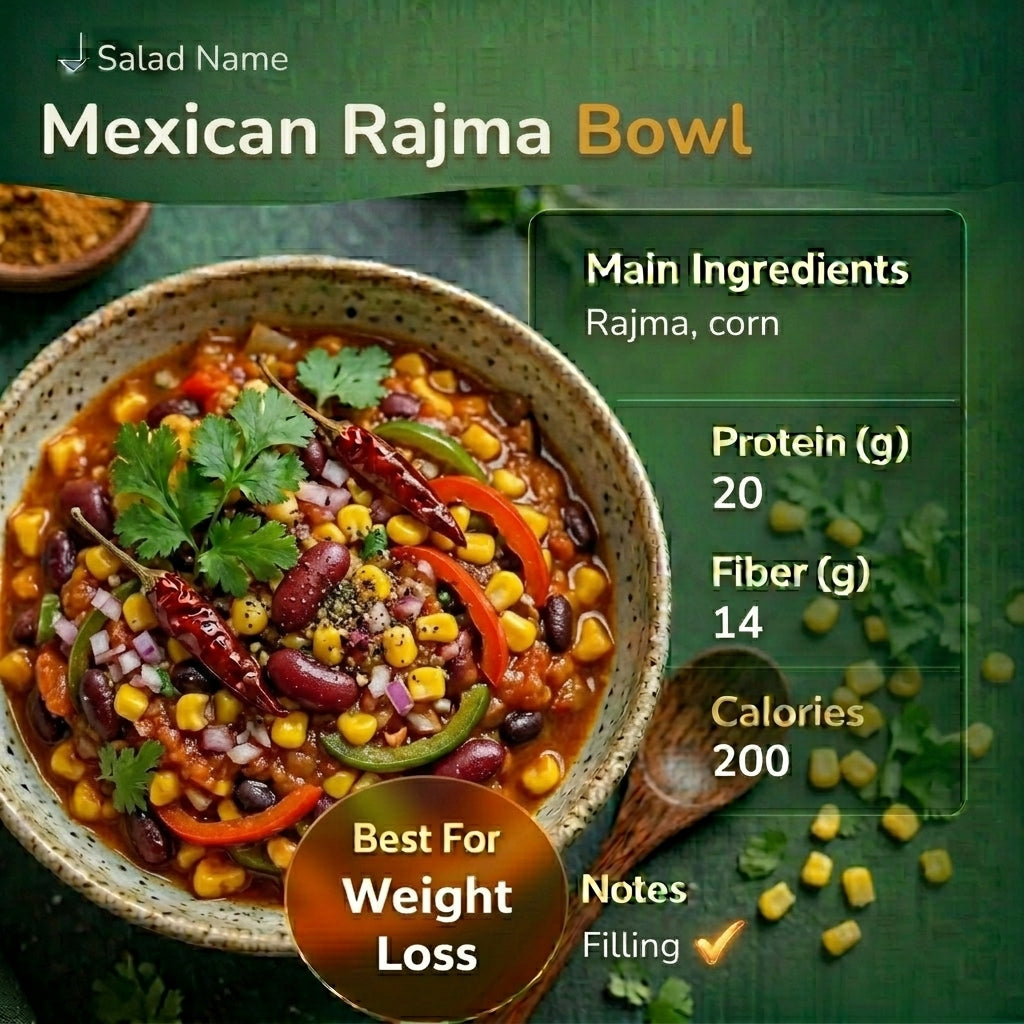 Mexican Rajma Bowl