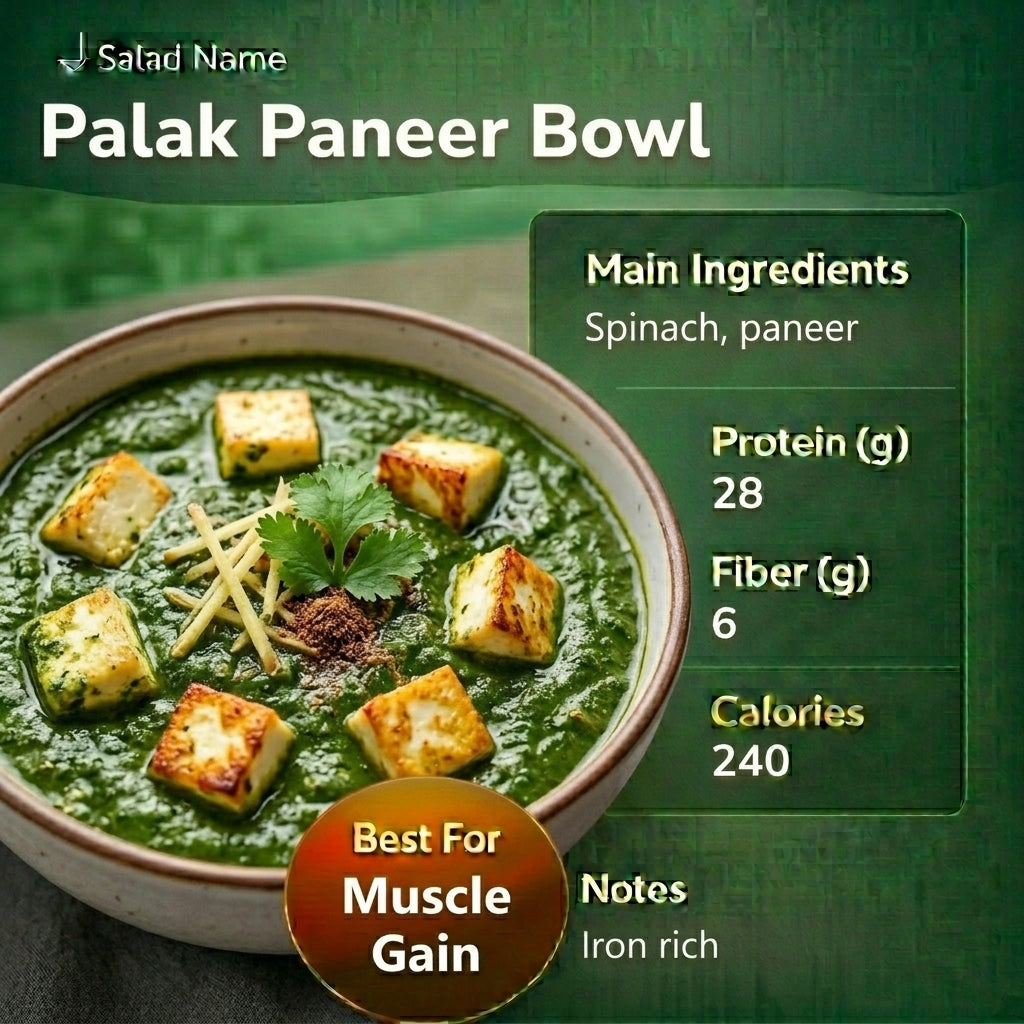 Palak Paneer Bowl