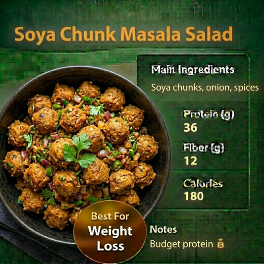 Soya Chunk Masala Salad
