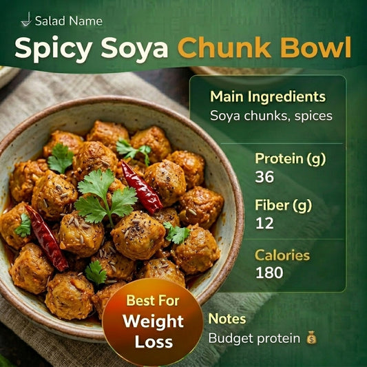 Spicy Soya Chunk Bowl