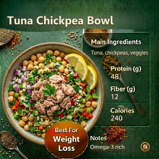 Tuna Chickpea Bowl