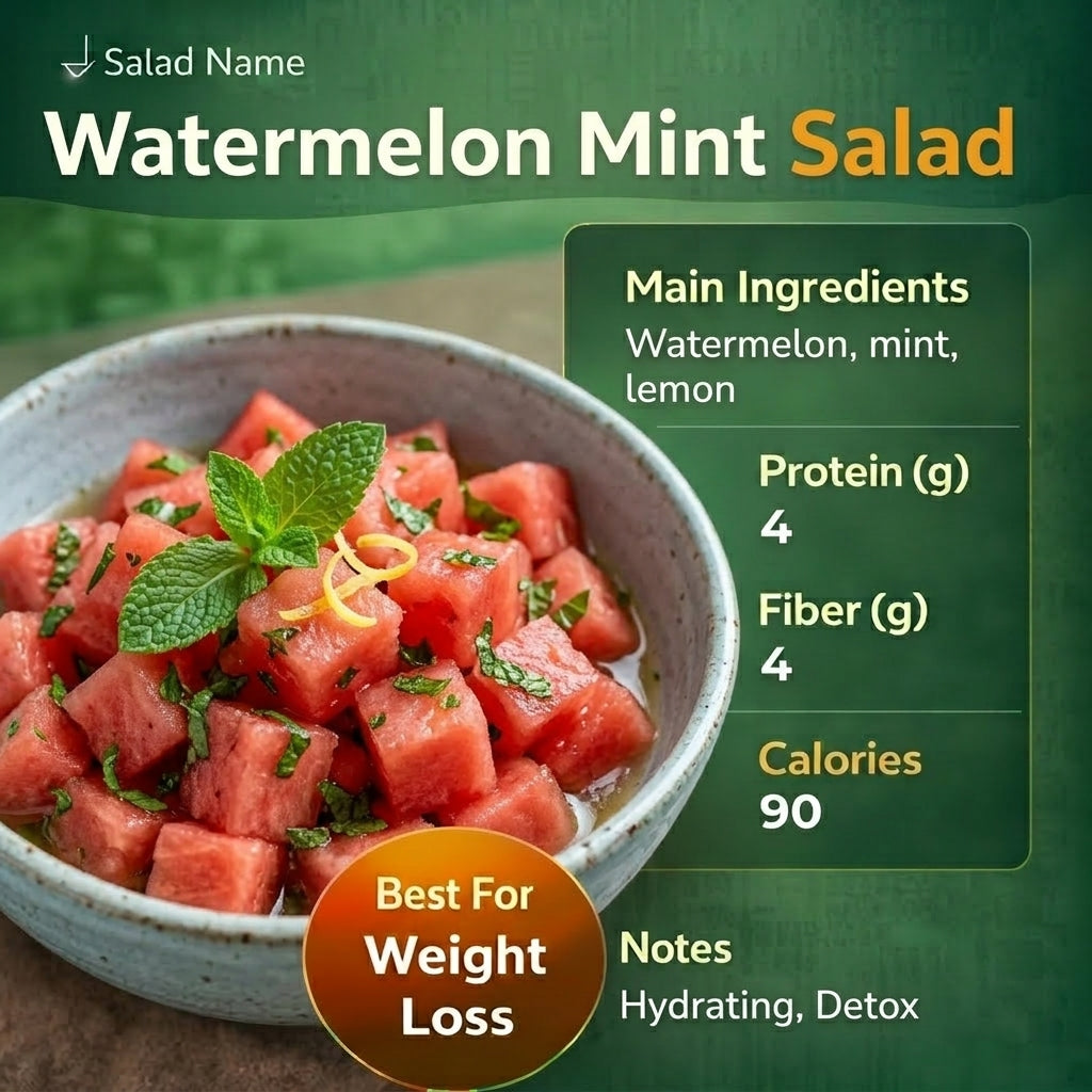 Watermelon Mint Salad