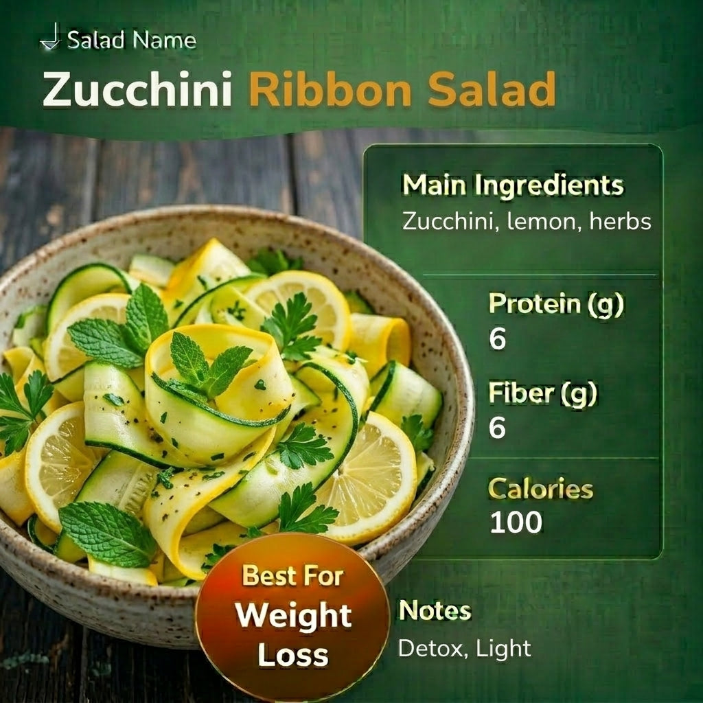 Zucchini Ribbon Salad