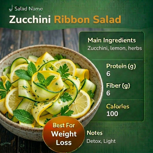 Zucchini Ribbon Salad